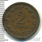 Литва 2 цента, 1936 (2 цента. Литва 1936г. Br.)