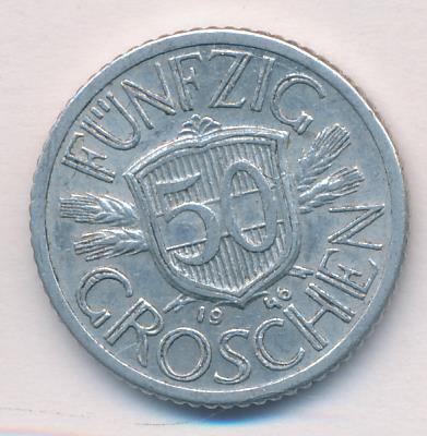 Австрия 50 грошей, 1946 (50 грошей. Австрия 1946)