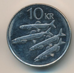 Исландия 10 крон, 2004 (10 крон. Исландия 2004)