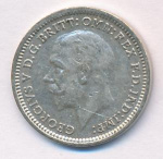 Великобритания 3 пенса, 1933 (3 пенса Великобритания. 1933)