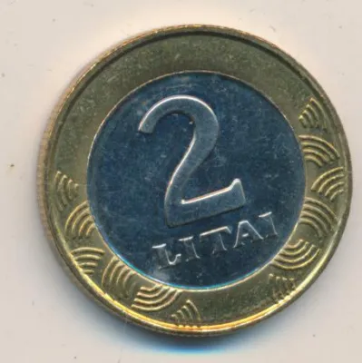 Литва 2 лита, 2001 (2 лита. Литва 2001)