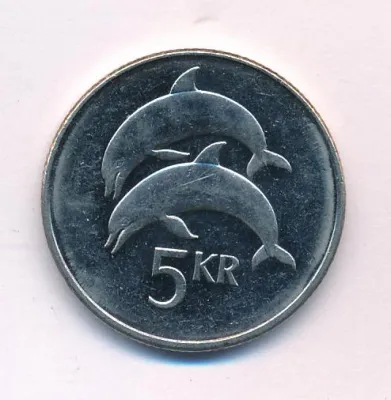 Исландия 5 крон, 1999 (5 крон. Исландия 1999)