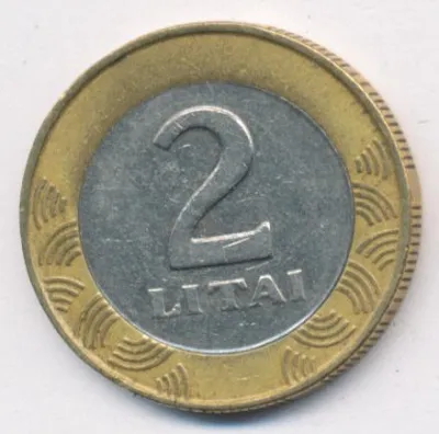 Литва 2 лита, 2001 (2 лита. Литва 2001)