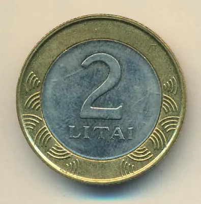 Литва 2 лита, 2002 (2 лита. Литва 2002)