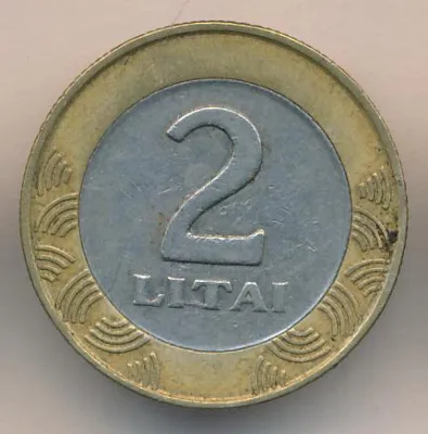 Литва 2 лита, 2001 (2 лита. Литва 2001)