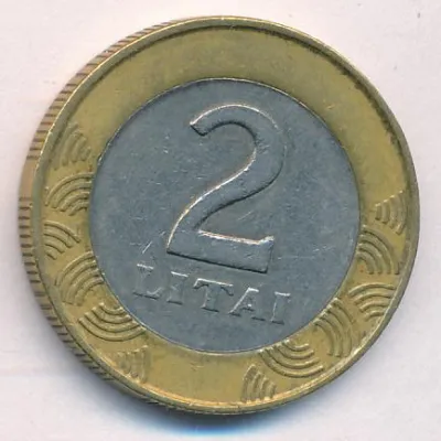 Литва 2 лита, 1999 (2 лит. Литва. 1999)