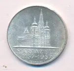 Австрия 25 шиллингов, 1957 (25 шиллингов Австрия Мариацелль 1957)