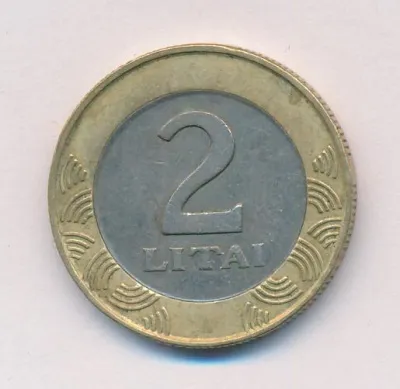 Литва 2 лита, 2001 (2 лита. Литва. 2001)