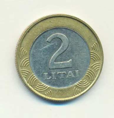 Литва 2 лита, 2001 (2 лита. Литва. 2001)