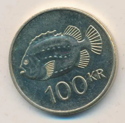 Исландия 100 крон, 2006 (100 крон. Исландия 2006)