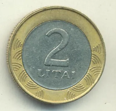 Литва 2 лита, 2002 (2 лита. Литва 2002)