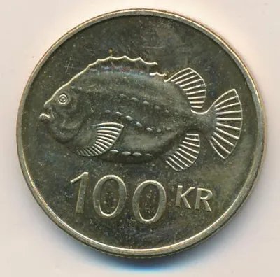 Исландия 100 крон, 2006 (100 крон. Исландия 2006)