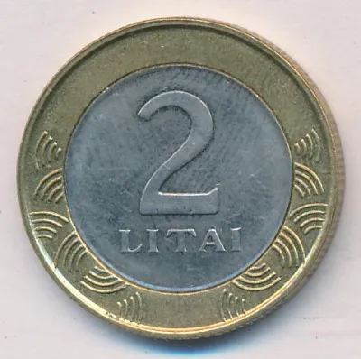 Литва 2 лита, 2002 (2 лита. Литва 2002)