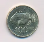 Исландия 100 крон, 2011 (100 крон. Исландия. 2011)