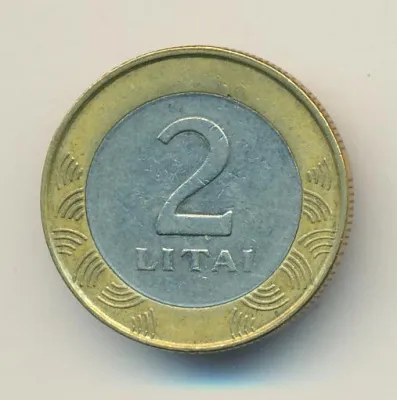 Литва 2 лита, 2002 (2 лита. Литва 2002)