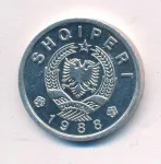 Албания 20 киндарок, 1988 (20 киндарка. Албания 1988)