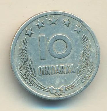 Албания 10 киндарок, 1969 (10 киндарка Албания 1969)