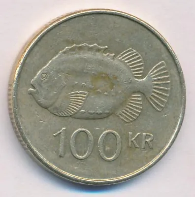 Исландия 100 крон, 2007 (100 крон. Исландия 2007)