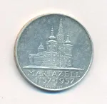 Австрия 25 шиллингов, 1957 (25 шиллингов. Австрия. 800 лет Базилике Мариацелля. 1957)