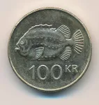 Исландия 100 крон, 2011 (100 крон. Исландия 2011)